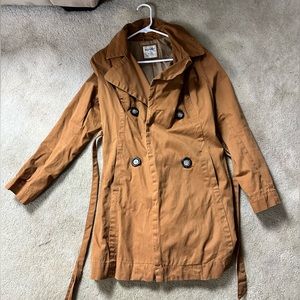 Brown Trench Fall Coat